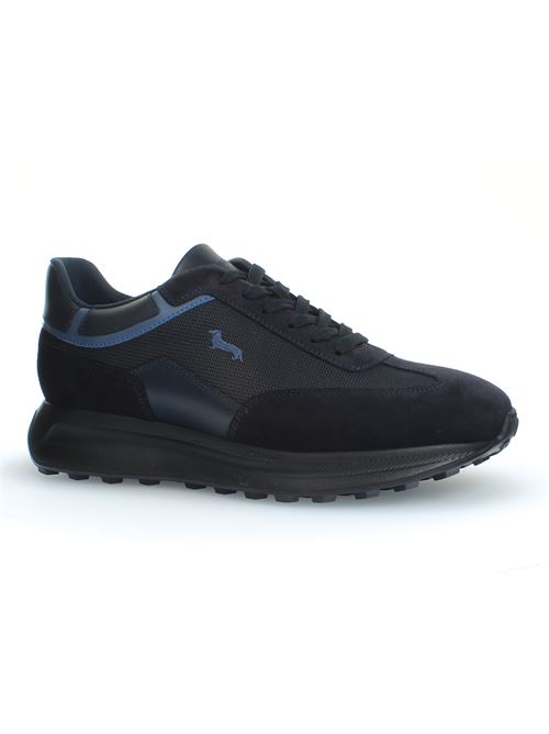 SUEDE SNEAKER HARMONT & BLAINE | EFM252.061.A60.A6BLU - BLU